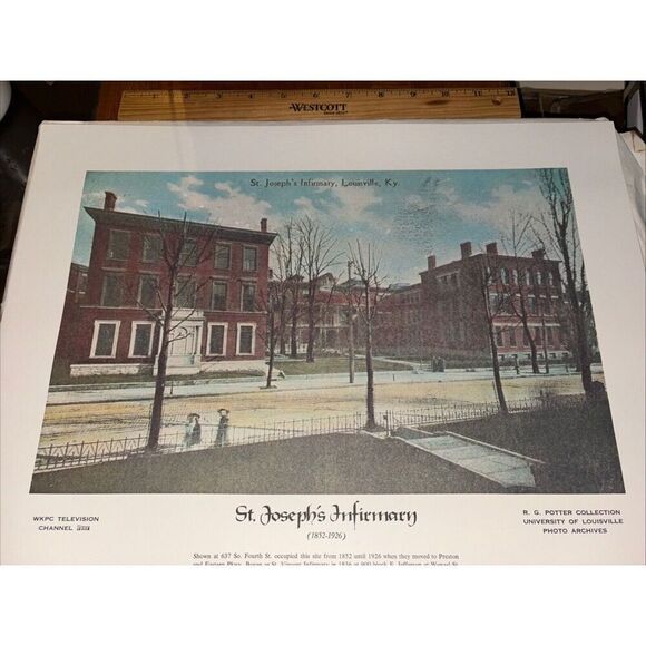 VTG 1970s WKPC University of Louisville Photo Archives St Joseph’s Infirmary - Picture 1 of 4
